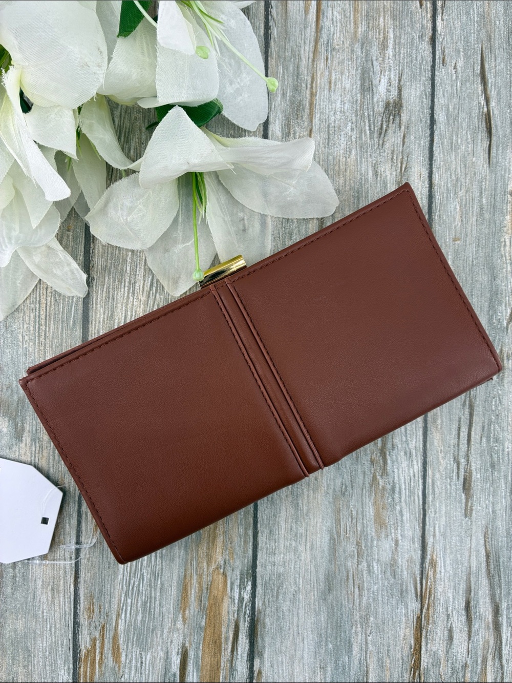 Women’s Kingsley Long Wallet Cognac Bag Purse